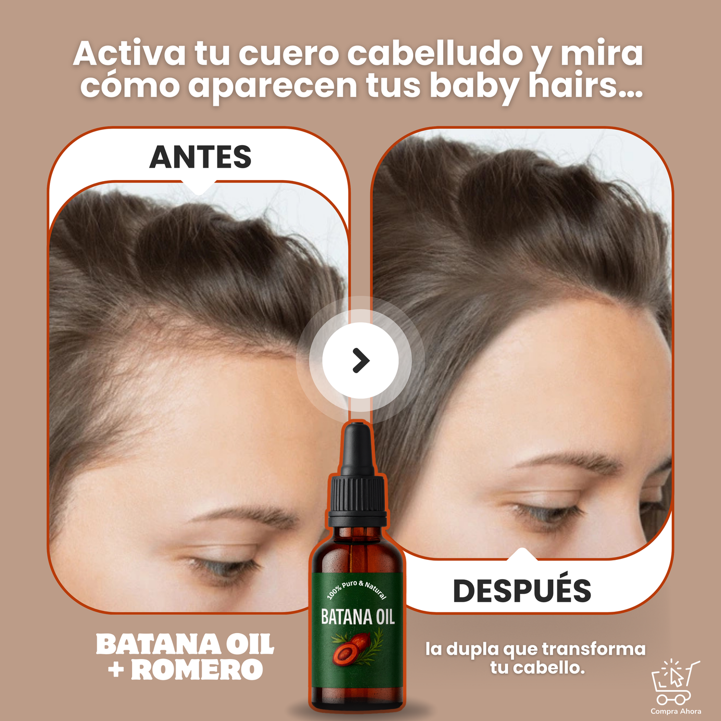 🫘 Transforma tu cabello y eleva tu confianza despues de ser mamá con el aceite de BATANA™ 🌿  en 30 días